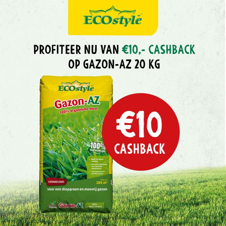 ECOstyle Cashbackactie Gazon AZ - Groencentrum Hoogeveen