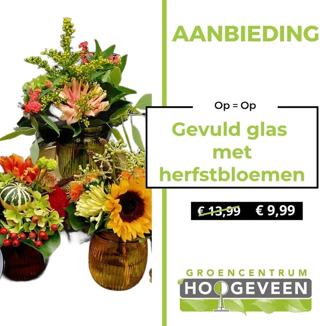 Herfstbloemstukje