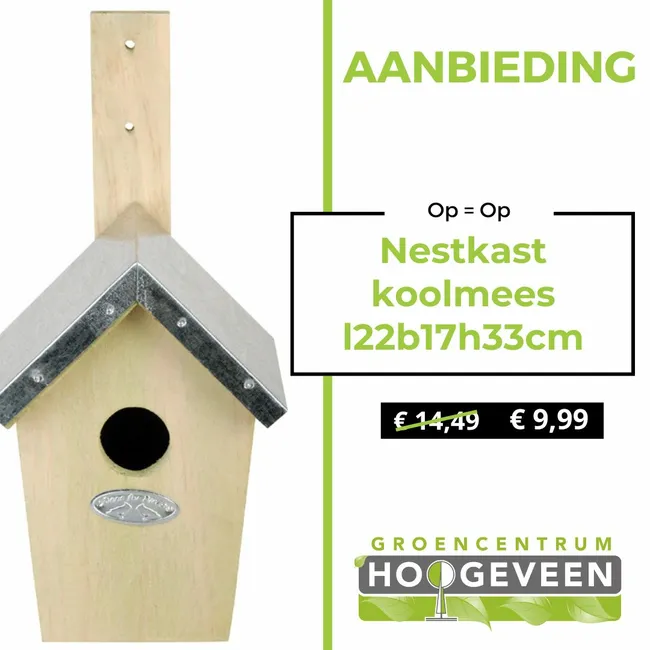 Nestkast koolmees