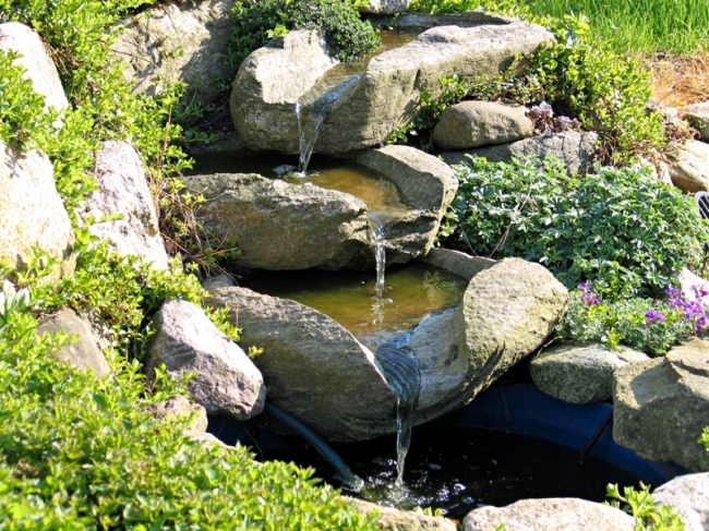 vijver waterornamenten verlichting