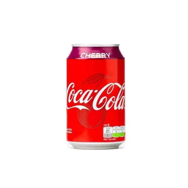 Coca Cola Cherry | BLIK 24 X 33 CL - afbeelding 1