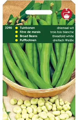 Tuinbonen Driemaal Wit