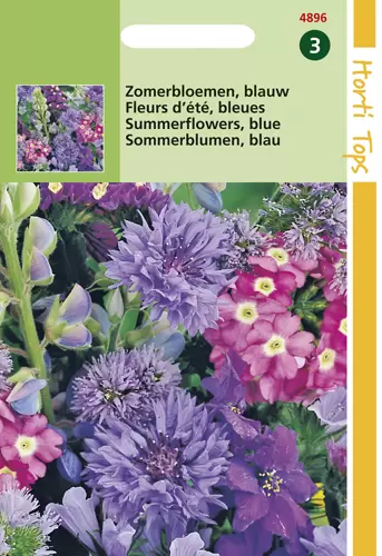 Zomerbloemen Blauwe tinten